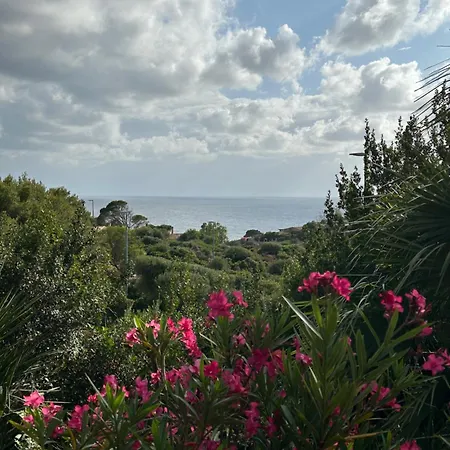 빌라 Baia Del Corsaro - New Sea Panoramic In Sardinia, Italy - 250 Mt Beach&sea Full Comfort-wifi-parking-privacy 토레 데이 코르사리