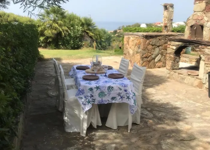 Baia Del Corsaro - New Sea Panoramic In Sardinia, Italy - 250 Mt Beach&sea Full Comfort-wifi-parking-privacy فيلة